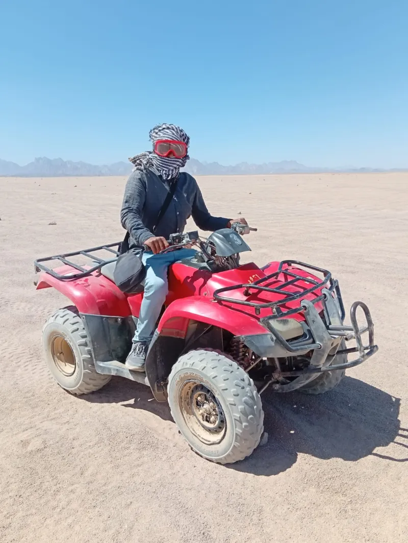 Quad Tour Hurghada de 3 heures+ balade à dos de chameau, photo 3