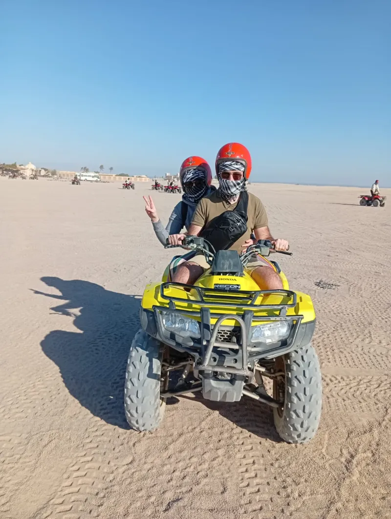 Quad Tour Hurghada de 3 heures+ balade à dos de chameau, photo 6